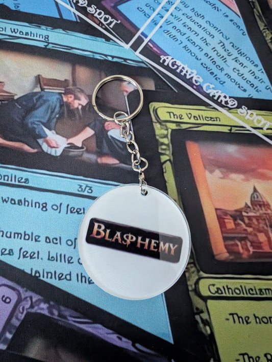 Blasphemy Key Chain